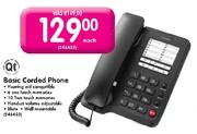 Qt Basic Corded Phone