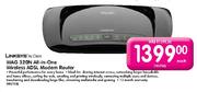 Linksys by Cisco WAG 320N All-in-One Wireless ADSL Modem Router