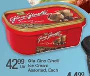 Ola Gino Ginelli Ice Cream Assorted-1.5L Each