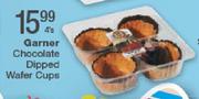 Garner Chocolate Dipped Wafer Cups-4's