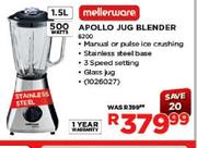 Mellerware Apollo Jug Blender-1.5Ltr Each