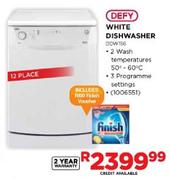 Defy 12 Place White Dishwasher(DDW156)