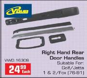 VDUB Right Hand Rear Door Handles For Golf/Jetta 1 & 2/Fox 76-91 (VWD 16309)-Each