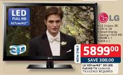 LG 3D LED Full HD TV-107cm/42" (42LM3400)