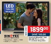 Sinotech Full HD LED TV-60cm/24" (STL-24VA3)