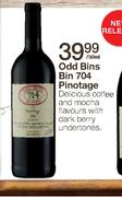 Odd Bins Bin 704 Pinotage-750ml