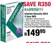 Kaspersky Internet Security 2012 3 User DVD