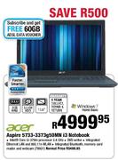 Acer Aspire 5733-3373g50MN i3 Notebook
