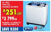 LG Twin Tub Washing Machine-14kg