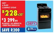 Defy 4 Plate Compact Stove