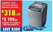 Samsung Top Load Metallic Washing Machine-13kg