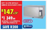 Defy Metallic Mirror Microwave Oven-28L