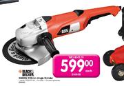 Black & Decker 2000W 230mm Angle Grinder (KG2000D-AE)-Each