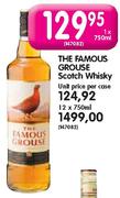 The Famous Grouse Scotch Whisky-12 x 750ml