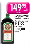 Jagermeister Herbal Liqueur-750ml