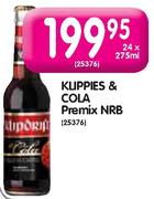 Klippies & Cola Premix NRB-24 x 275ml
