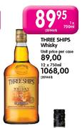 Three Ships Whisky-12 x 750ml