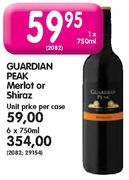 Guardian Peak Merlot or Shiraz-750ml