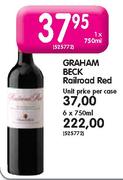 Graham Beck Railroad Red-6 x 750ml