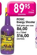 PO10C Energy Shooter-750ml