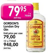 Gordon's London Dry Gin-750ml
