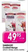 Smirnoff Cocktail Range-1.5Ltr Each