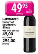 Hartenberg Cabernet Sauvignon/Shiraz-6 x 750ml