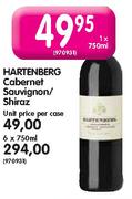Hartenberg Cabernet Sauvignon/Shiraz-750ml