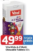 Vitral Kids A-Z Multi Chewable Tablets-60's