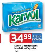Karvol Decongestant Inhalation Capsules-10's