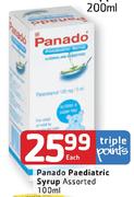 Panado Paediatric Syrup-100Ml Each