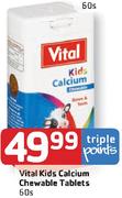 Vitral Kids Calcium Chewable Tablets-60's