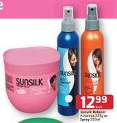 Sunsilk Relaxer-225gm or Spray-250ml Each