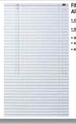 Finishing Touches Aluminium Venetian Blinds-600x1000mm Each