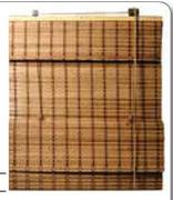 Finishing Touches African Wooven Roll Up Blinds-1060x1000mm Each