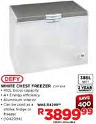 Defy 386Ltr White Chest Freezer-DMF454