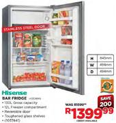 Hisense Bar Fridge-H130RMS