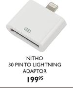 Nitho 30 Pin To Lightning Adaptor-Each