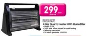 Elegence 4 Bar Quartz Heater With Humidifer-Each