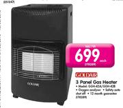 Goldair 3 Panel gas Heater-Each