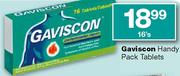 Gaviscon Handy Pack Tablets-16's
