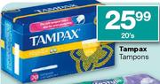 Tampax Tampons-20's