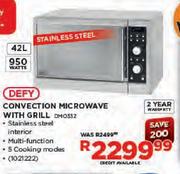 Defy Convection Microwave With Grill (DMO332)-42L