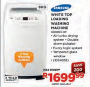 Samsung White Top Loading Washing Machine-8Kg