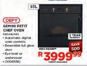 Defy Gemini Prtit Chef Oven-93L