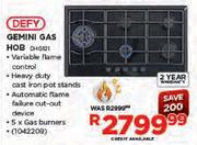 Defy Gemini Gas Hob (DHG121)