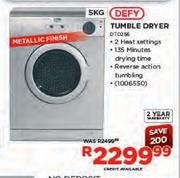 Defy Tumble Dryer (DTD256)-5kg