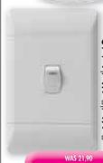 CBI 1 Lever 3 Way Switch White-Each