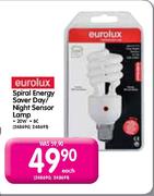 Eurolux Spiral Energy Saver Day / Night Sensor Lamp-20W Each