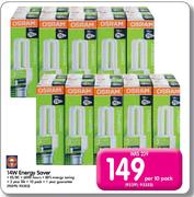 Osram 14W Energy Saver-10's Per Pack